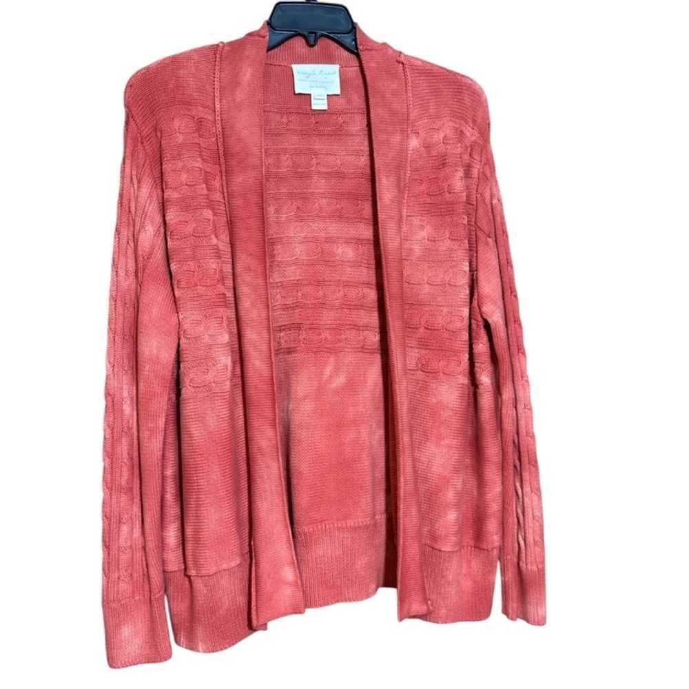 Evy's tree orange light orange Open-Front Cardigan size XL NWT